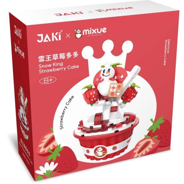 JAKI Mixue Snow King Strawberry Cake JAKI Mixue Snow King Strawberry Cake